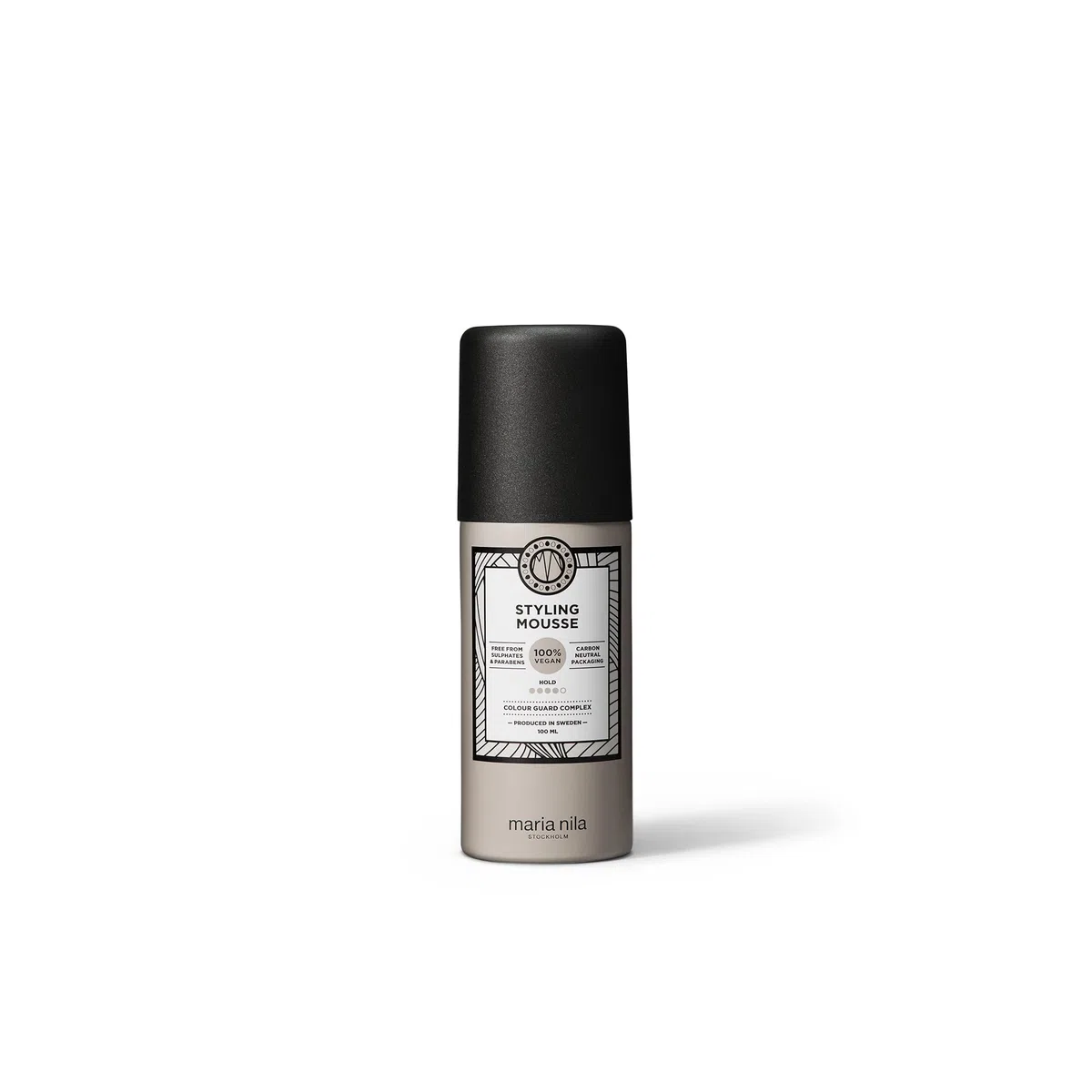 Maria Nila Mousse Coiffante, Tenue 4/5, Donne du Volume & Réduit l’Électricité Statique, Les Antioxydants Préservent la Couleur des Cheveux, 100% Végan & Sans Sulfate/Parabène