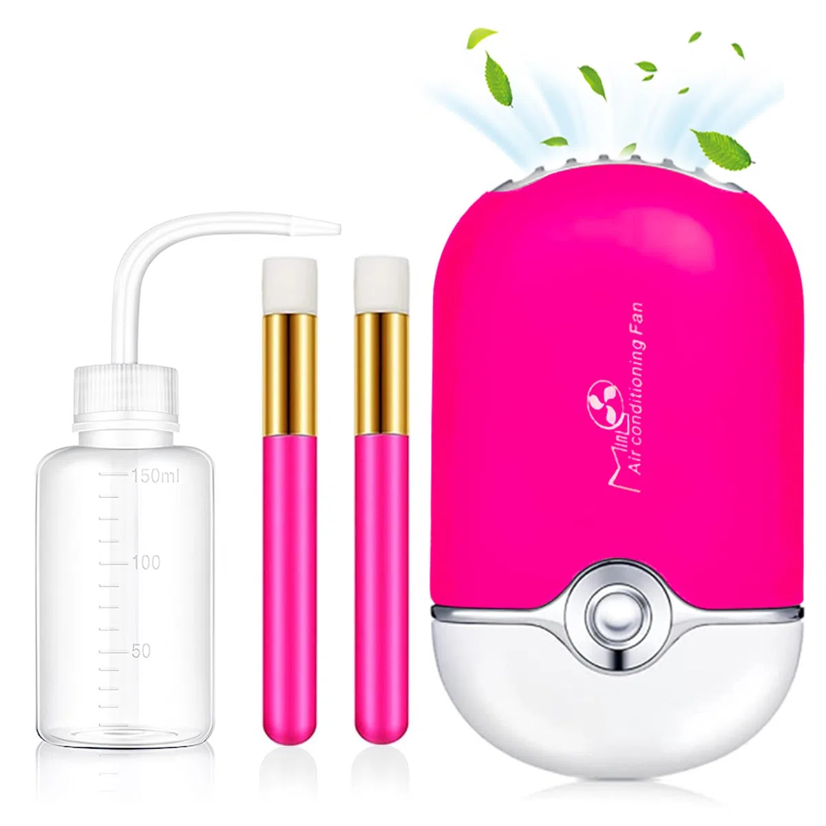 Mini Ventilateur USB Pour Extension de Cils Climatisation de Cil Ventilateur de Sèche-cils Brosse à Shampooing à Cils Brosses de Shampooing pour Flacon de Lavage en Plastique
