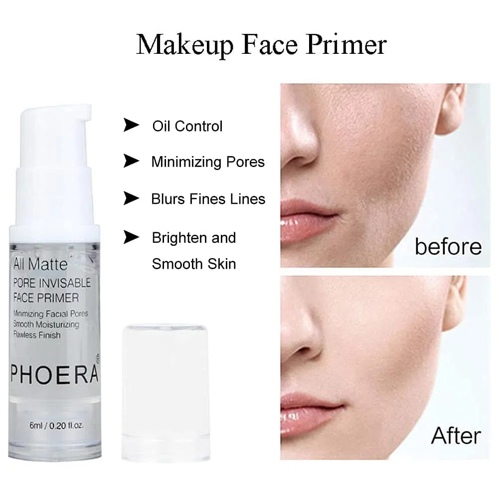 Mushroom Head Air Cushion CC Crème Fondation,PHOERA Fond de Teint Couvrant Et Face Primer Liquide Couverture Complète Foundation Correcteur,Pinceaux Fond de Teint (101 Porcelain+ 02Natural CC)