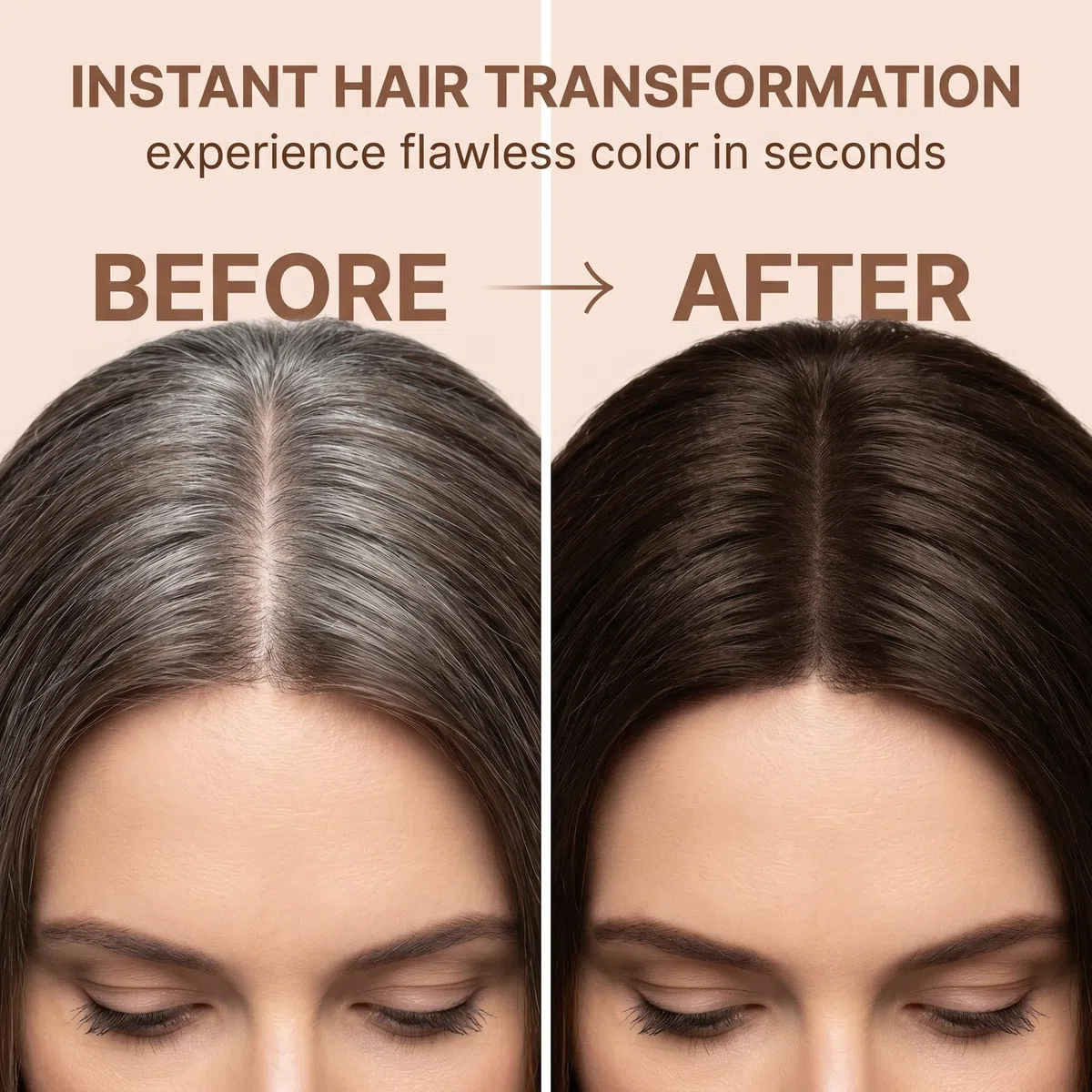 retouche racines cheveux Mascara Retouche Racine Instantané Couverture Temporaire des Cheveux Gris