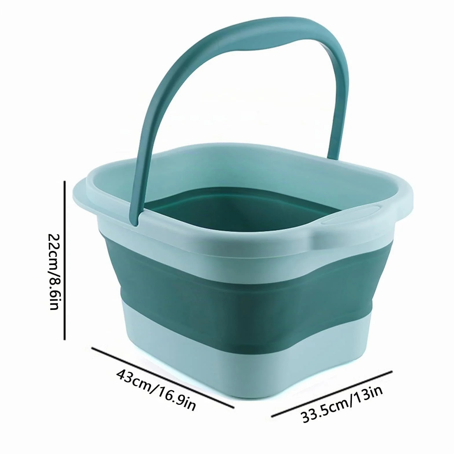 Baignoire de pieds pliable grand seau de bain de pieds pour soulager le stress