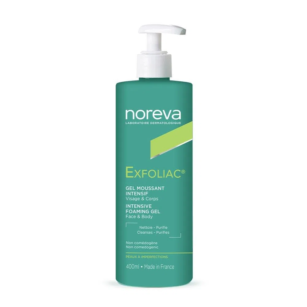 Noreva Exfoliac gel moussant intensif 400ml
