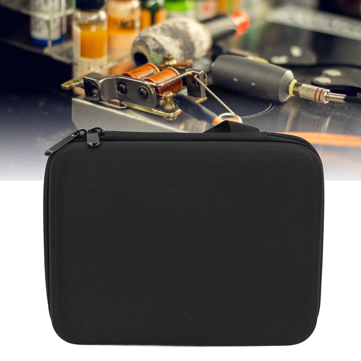 Grand Sac de Rangement pour Machine de beauté, Boîte EVA Antichoc pour Tatouage/Nail Art, Organisateur Portable pour Professionnels