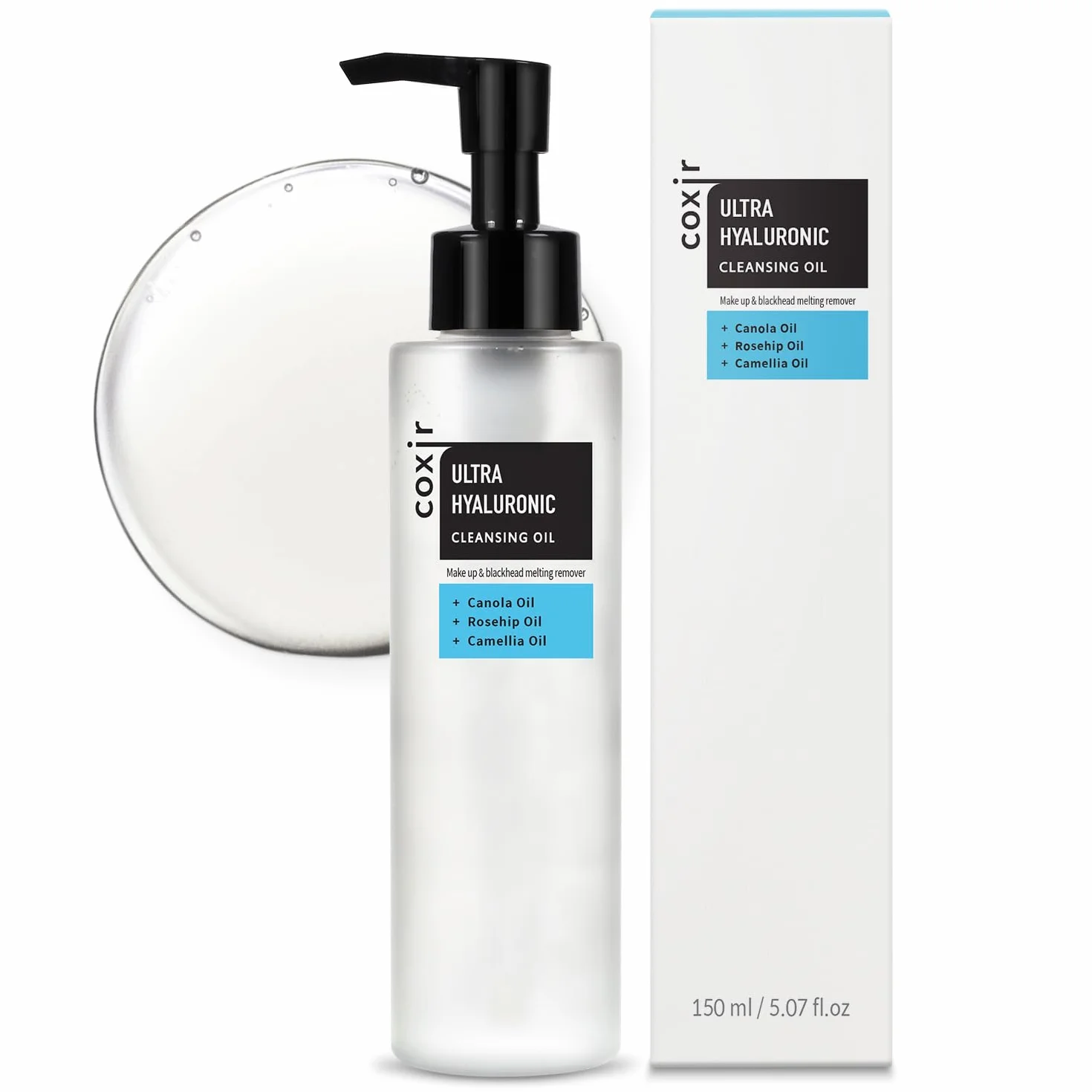 HUILE NETTOYANTE VISAGE 150 ML COXIR