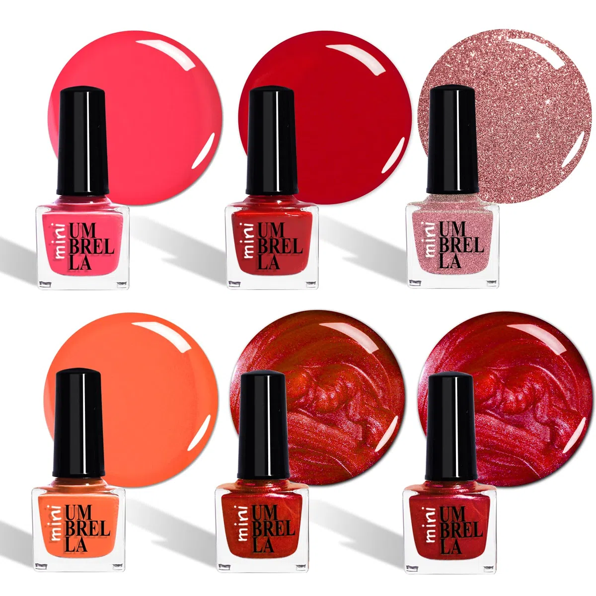 Set de vernis à ongles sans gel – 24 couleurs, flacons de 5 ml avec finition brillante, pastel, pailletée, mate & métallique, fabriqué dans l’UE (Set A, 24 couleurs)