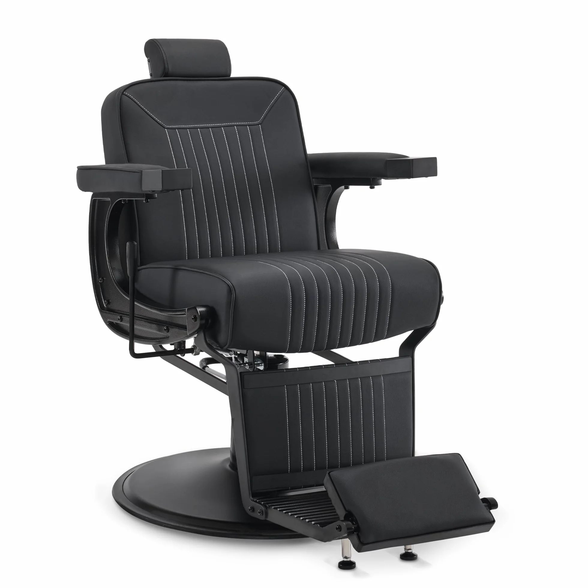 Barberpub 3822 Fauteuil de coiffeur Noir