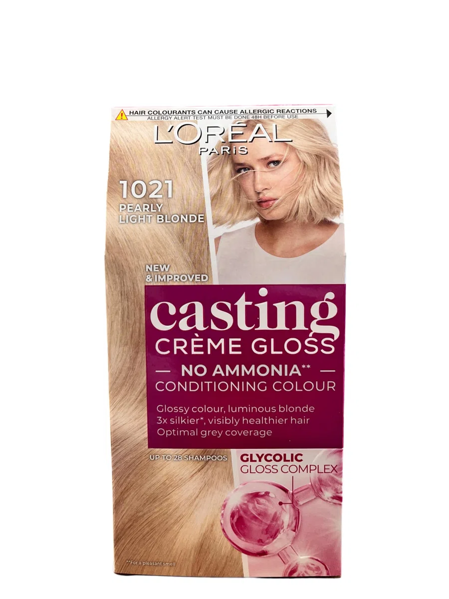 Casting Cream Gloss – Coloration pour cheveux 1021 blond doux nacré