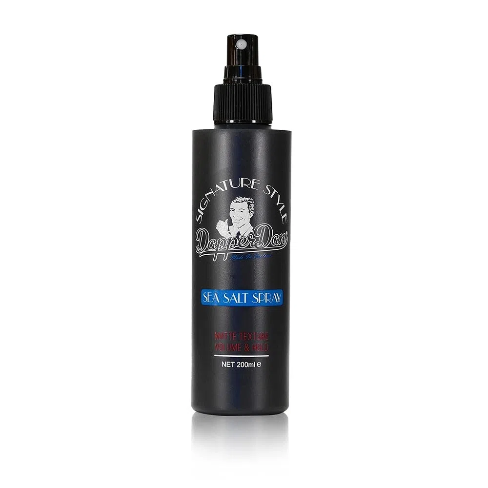 Dapper Dan Spray de Sel de Mer pour Hommes, Spray Texturisant pour Volume, Tenue & Fini Mat, Texture Naturelle de Plage, Approuvé par les Coiffeurs, Fabriqué au Royaume-Uni, 200ml
