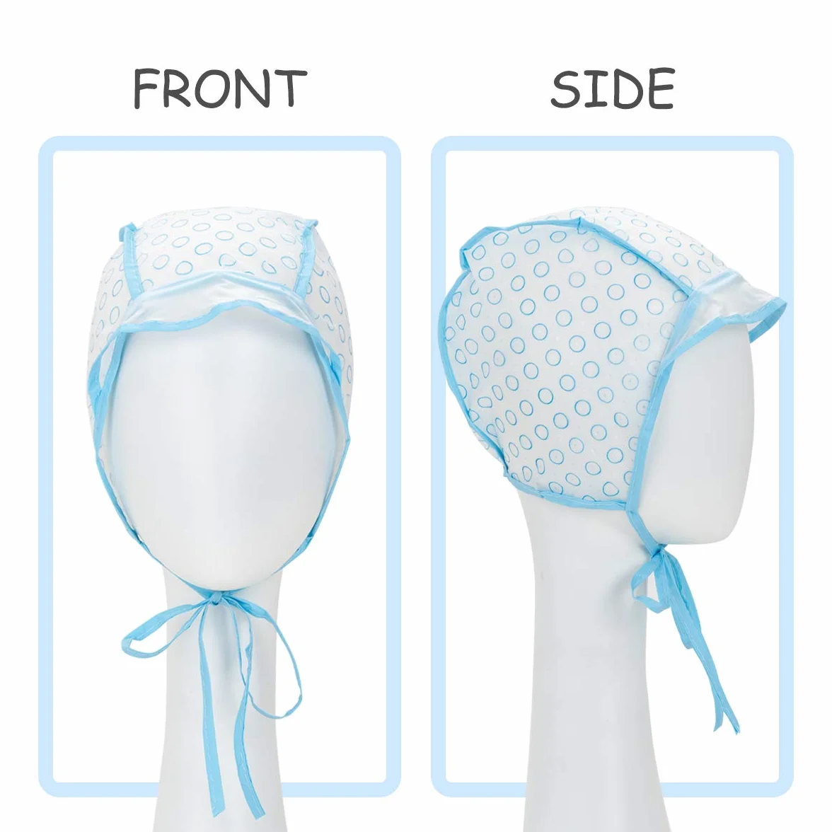 PROVO Casquette de Basculement Réutilisable Bonnet de Cheveux de Surbrillance Casquette de Teinture Coloration Surbrillance de Salon avec Crochets Brosse Châle Gants pour Teinture Outil de Coiffure