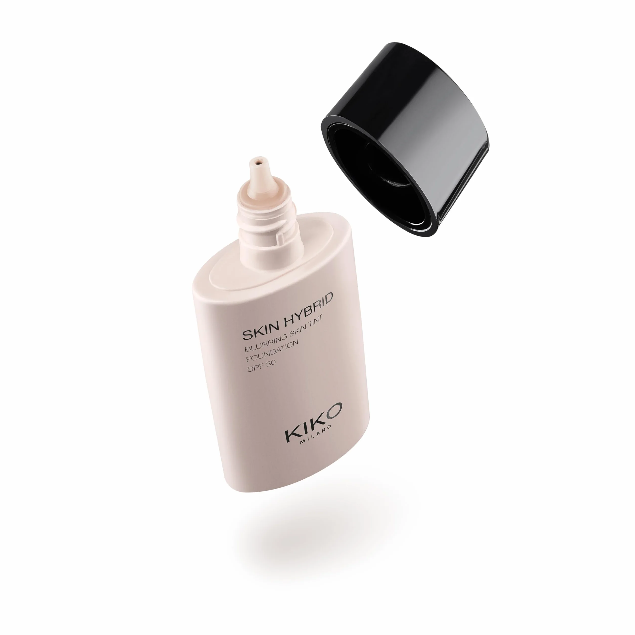 KIKO Milano Skin Hybrid Blurring Skin Tint Foundation 02, Fluide Perfecteur Visage, Tenue 24 H. Effet Blur, Spf 30
