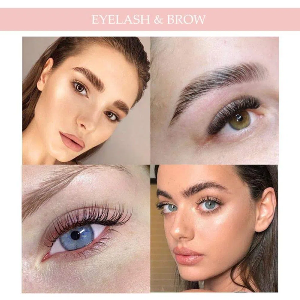 Weixinbuy Kit 2 en 1 pour étirer et boucler les sourcils et les cils Lifting professionnel pour look moderne