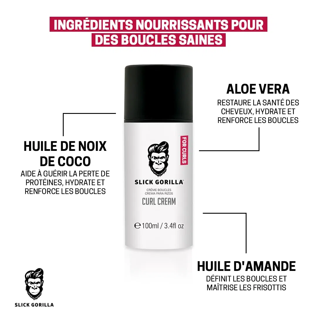 Slick Gorilla Curl Cream 100ml / 3.38fl oz Y