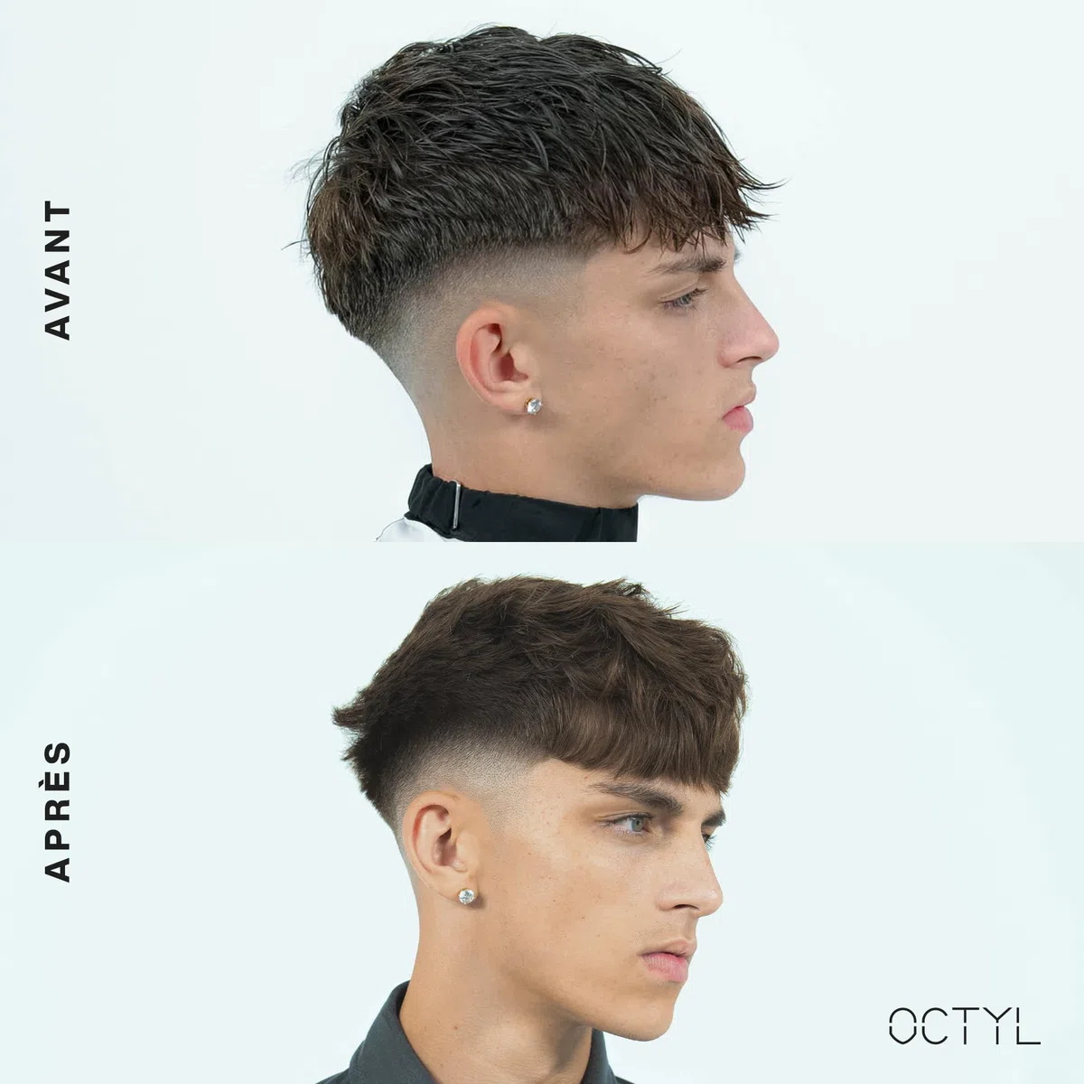 OCTYL Matte Wax | Cire Matte Professionnelle | La texture matifiante et la tenue dont vous avez besoin | Cire pour cheveux d'homme | 80 gr.