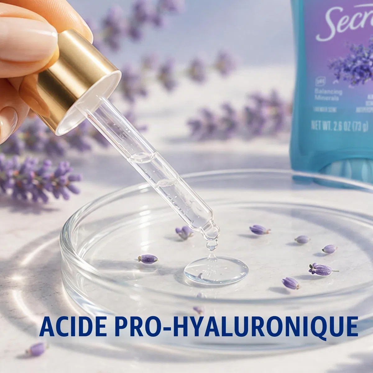 Secret Scent Expressions Déodorant anti-transpirant Gel transparent Parfum lavande 73 g