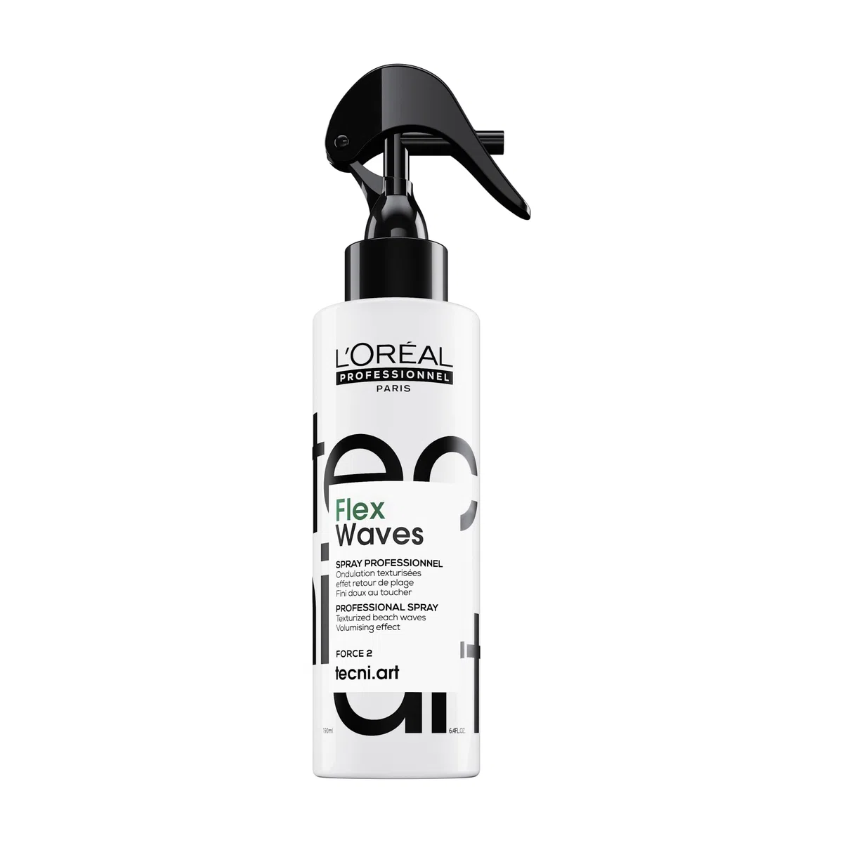 L'OREAL PROFESSIONNEL - Spray Coiffant Flex Waves Tecni Art - Ondulations Texturisées Effet Retour de Plage - Volume & Fini Mat - Sans Résidus & Non Gras - Tous Types de Cheveux - 190 ml
