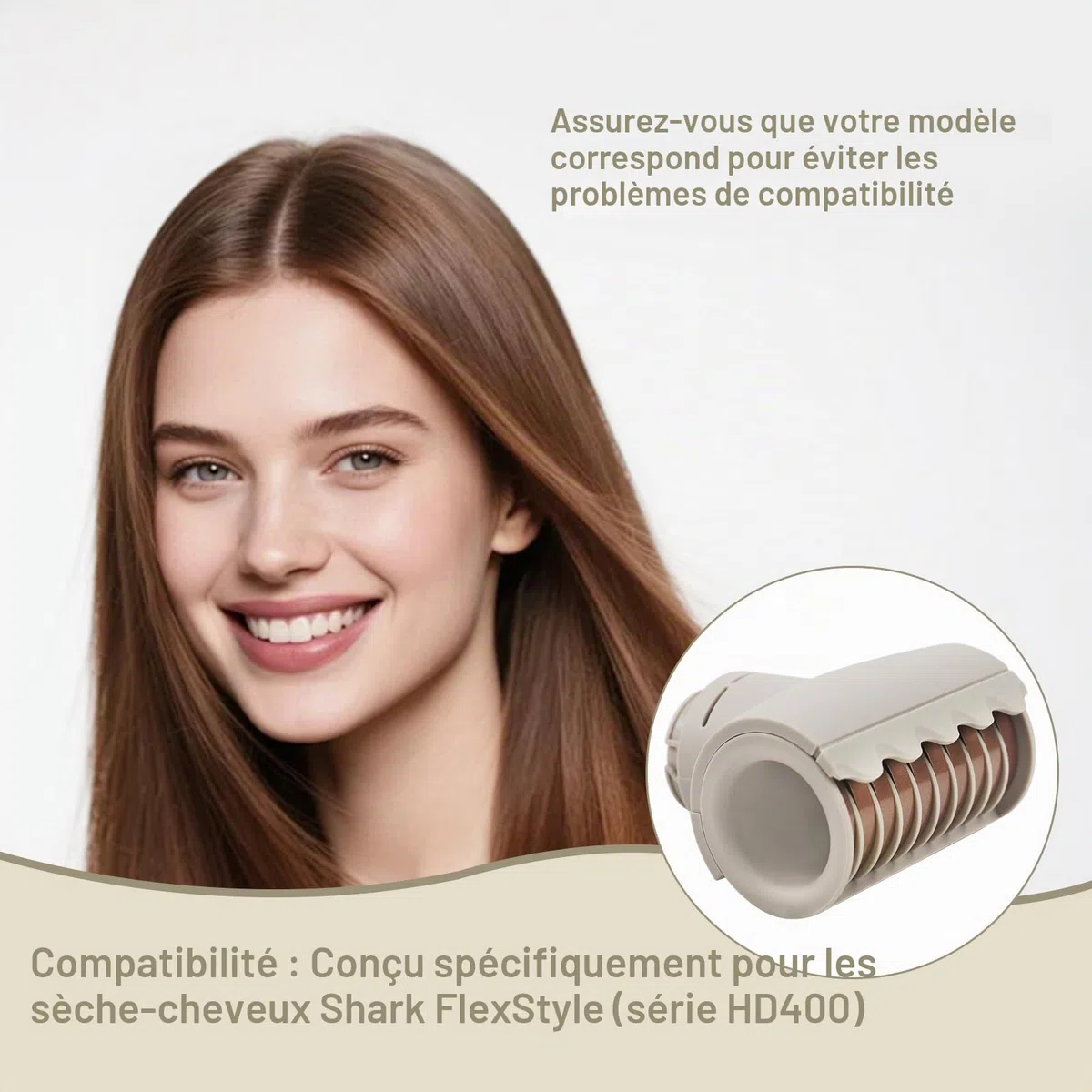 Buse anti-vol pour Shark-FlexStyle | HD400 XSKHD4WTCA/4PA Série Accessoire de sèche-cheveux, accessoire de coiffage