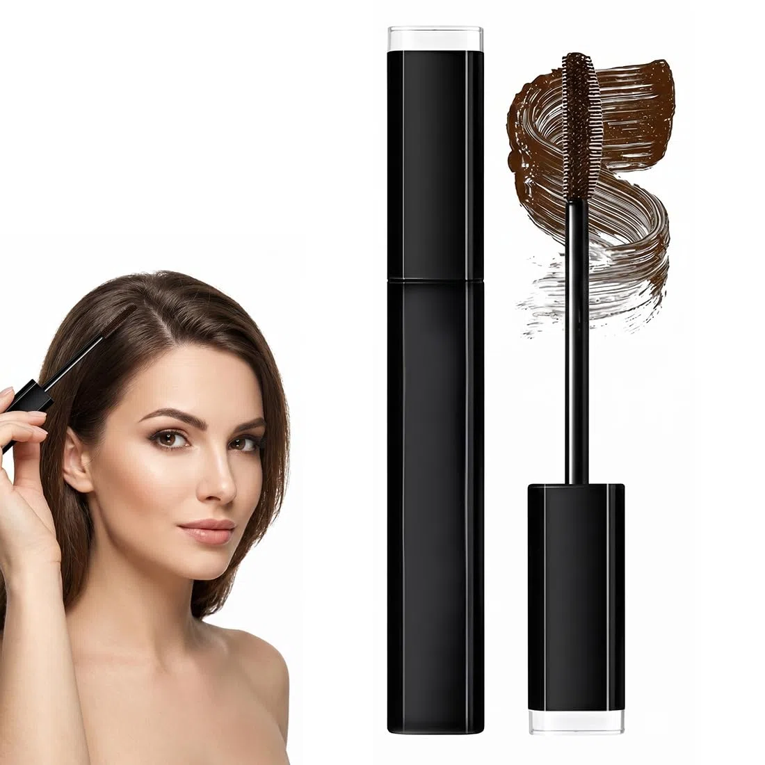 retouche racines cheveux Mascara Retouche Racine Instantané Couverture Temporaire des Cheveux Gris