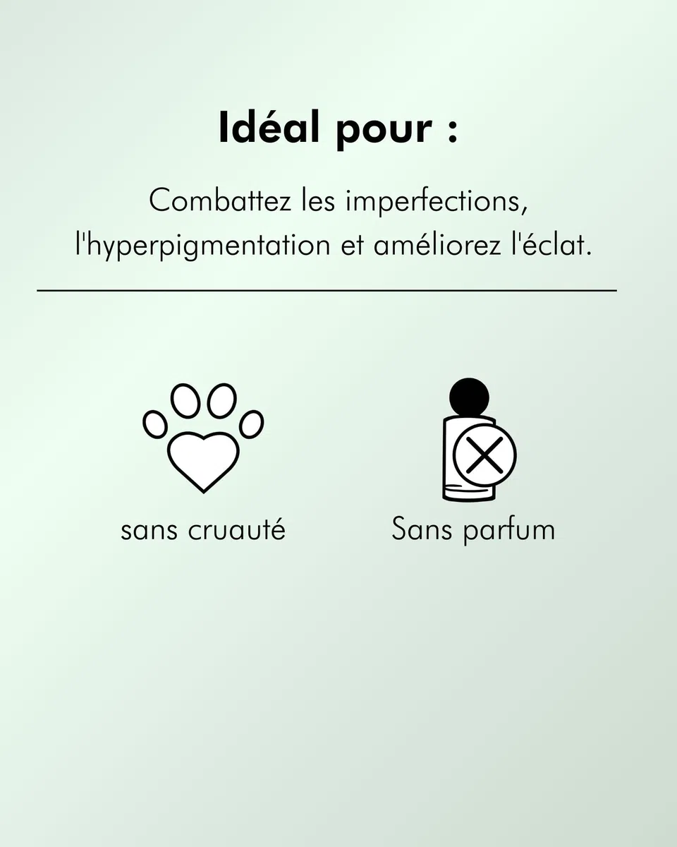 Sérum Visage Dépigmentant 30ml et Anti-taches aux Exosomes de Pomme, Niacinamide et Vitamine C | Vegan | Clarity Booster | divain.Care