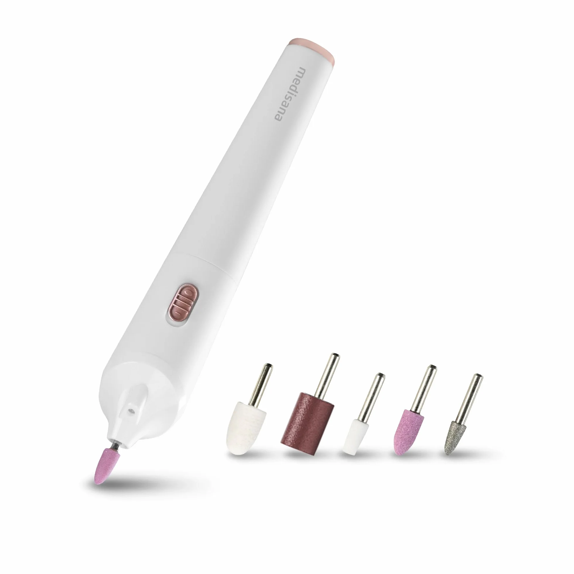 medisana MP 900 Kit manucure & pedicure électrique, lime a ongles, fraise à ongles et coupe cuticule ongle, pour le soin des mains et des pieds et le traitement des ongles, cuticules & callosités