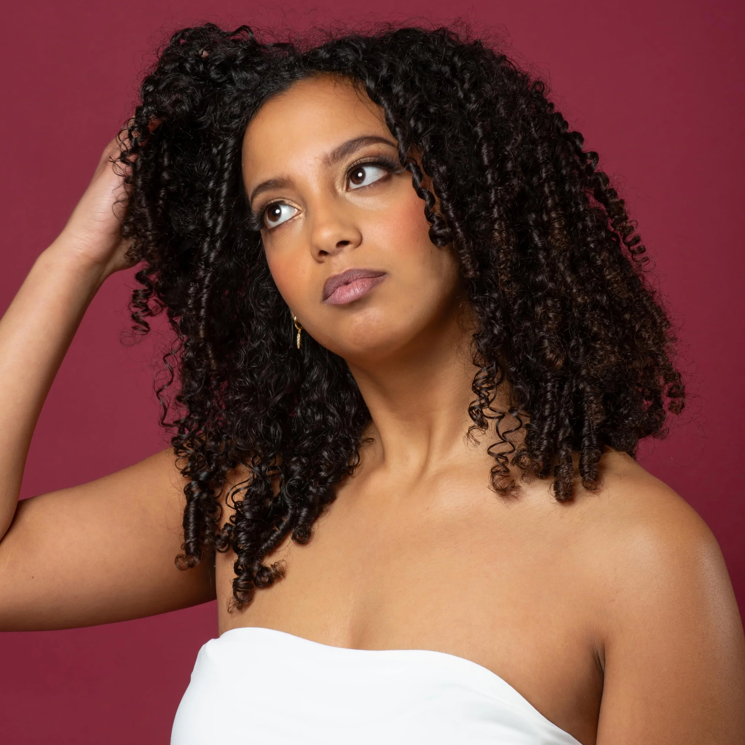 EvasHair - Bonnet en Satin - Réversible et Ajustable - Pour Cheveux, Crépus, Frisés, Bouclés, Locksés - Conserve l'Hydratation des Cheveux