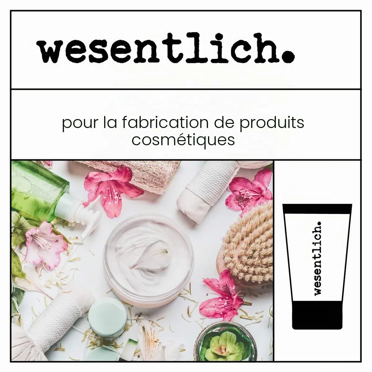 Eau de base cosmétique 500 ml, au moins 96 % d'alcool, pour la fabrication de cosmétiques DIY de wesentlich.