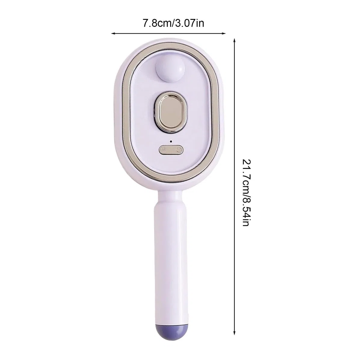 Brosse à vapeur pour cheveux - avec Verre Mesureur d'Huile Peigne Démêlant Rechargeable | Brosse lissante à vapeur | Pour Des Cheveux Épais Raides Ondulés Bouclés Lissage Maison Voyage Filles