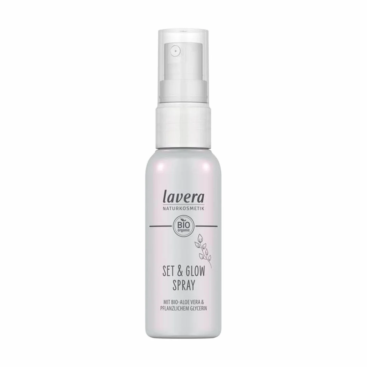 lavera Set & Glow Spray - Fixe le maquillage - Finition naturelle - Hydratant - Végétalien - Cosmétique naturel - 50 ml