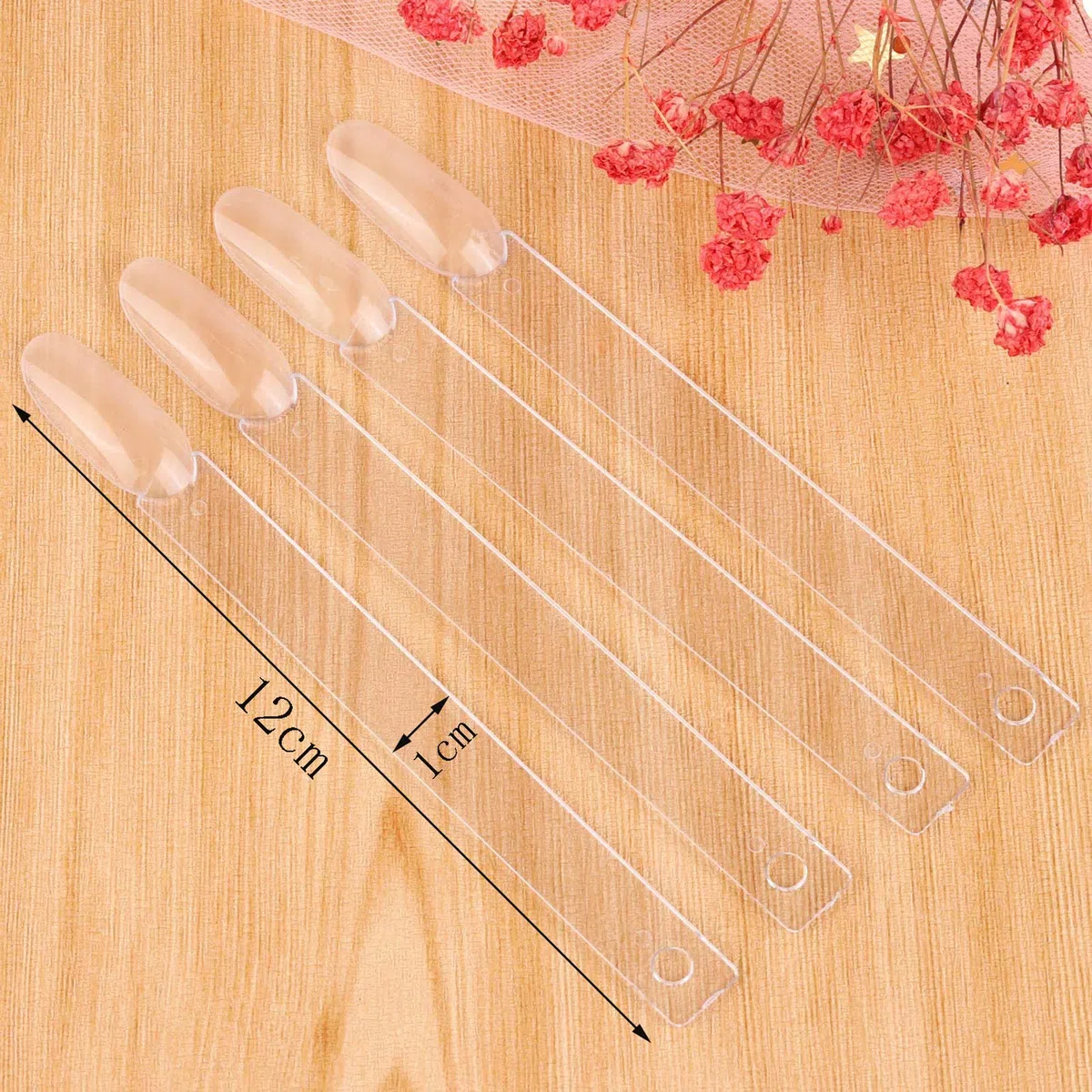 300pcs Nuancier Ongles Rond Presentoir Vernis à ongle nuancier Cartes de Couleur Nail Art Tips couleur Faux Ongles pour conception d'ongles de salon d'art