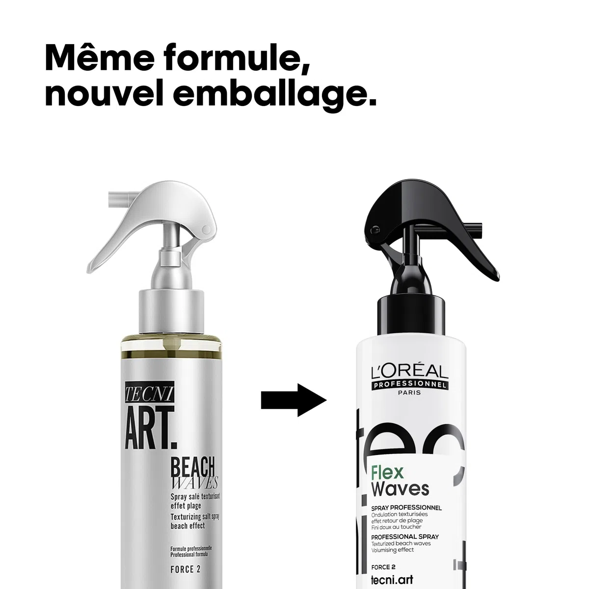 L'OREAL PROFESSIONNEL - Spray Coiffant Flex Waves Tecni Art - Ondulations Texturisées Effet Retour de Plage - Volume & Fini Mat - Sans Résidus & Non Gras - Tous Types de Cheveux - 190 ml