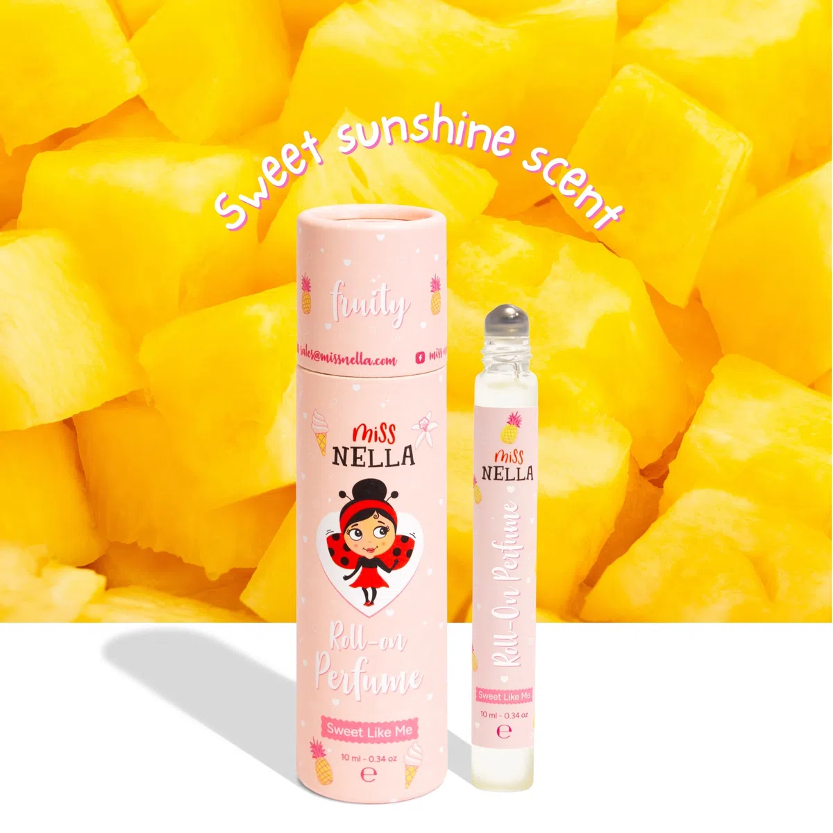 Miss Nella Sweet Like Me- Huile de Parfum, doux et non toxique pour les tout-petits et les enfants, formule a base naturelle