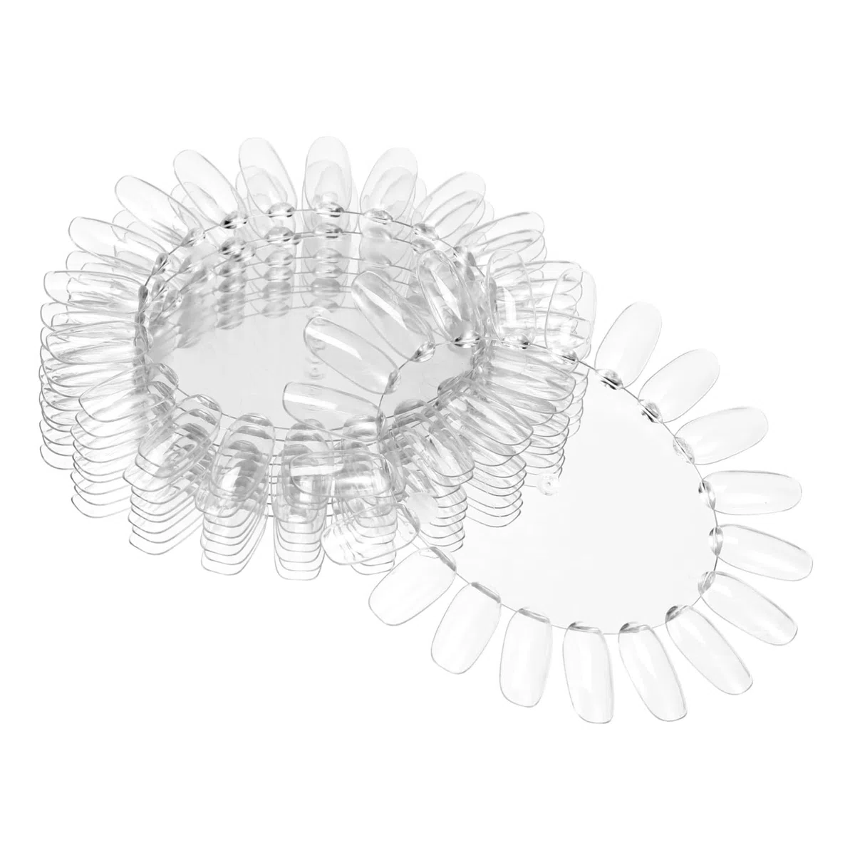 Healvian 10 pièces Nuancier Manucure Transparent Présentoir Acrylique pour Vernis à Ongles Support Pratique pour Salon Nail Art Affichables
