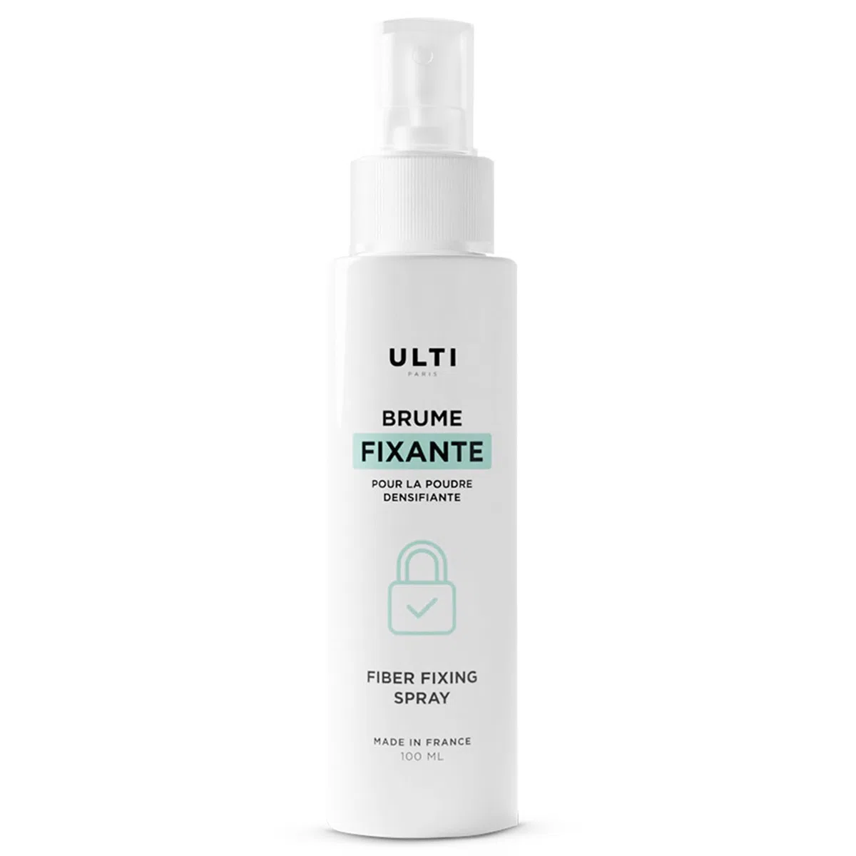 Spray fixateur 100ml - 100% fabriqué en France - 89% origine naturelle - laque cheveux sans aerosol - parfait pour poudre densifiante pour cheveux - spray coiffant homme & femme