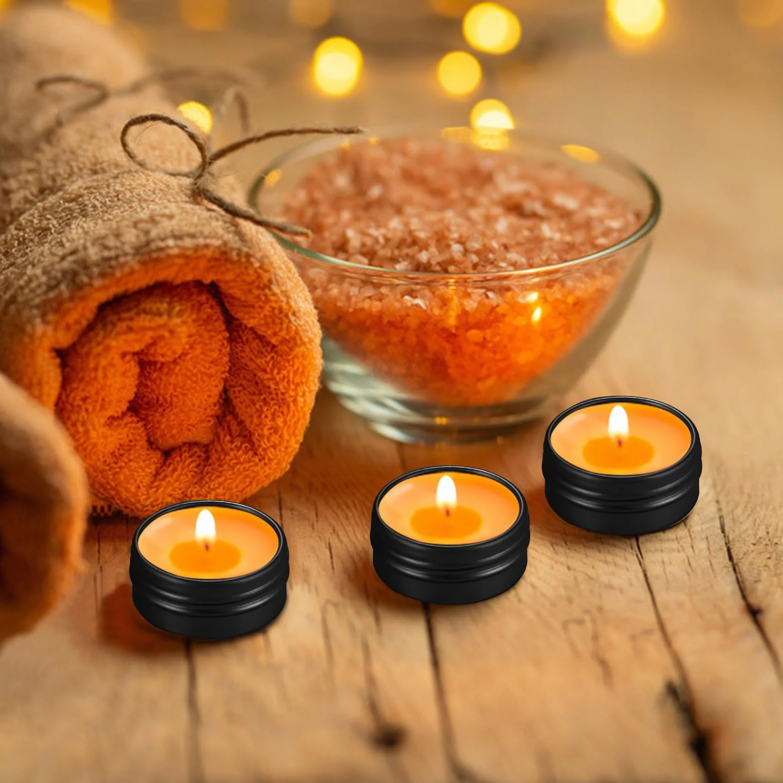 30 Pots en Aluminium de 15 ML, Pots de Contenants Cosmétiques Vides avec Spatule et Autocollants d'Étiquettes pour Échantillon, Baume à Lèvres - Noir