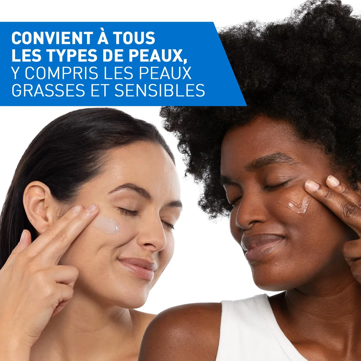 CeraVe, Aqua-Gel Hydratant, Hydratation 72H, Crème Hydratante Visage, Tous Types de Peaux Même Mixtes et Sensibles, A Base d'Acide Hyaluronique, Niacinamide et Céramides, Texture Fluide et Légère | Hydratation 72H, Acide Hyaluronique, Niacinamide et Céram