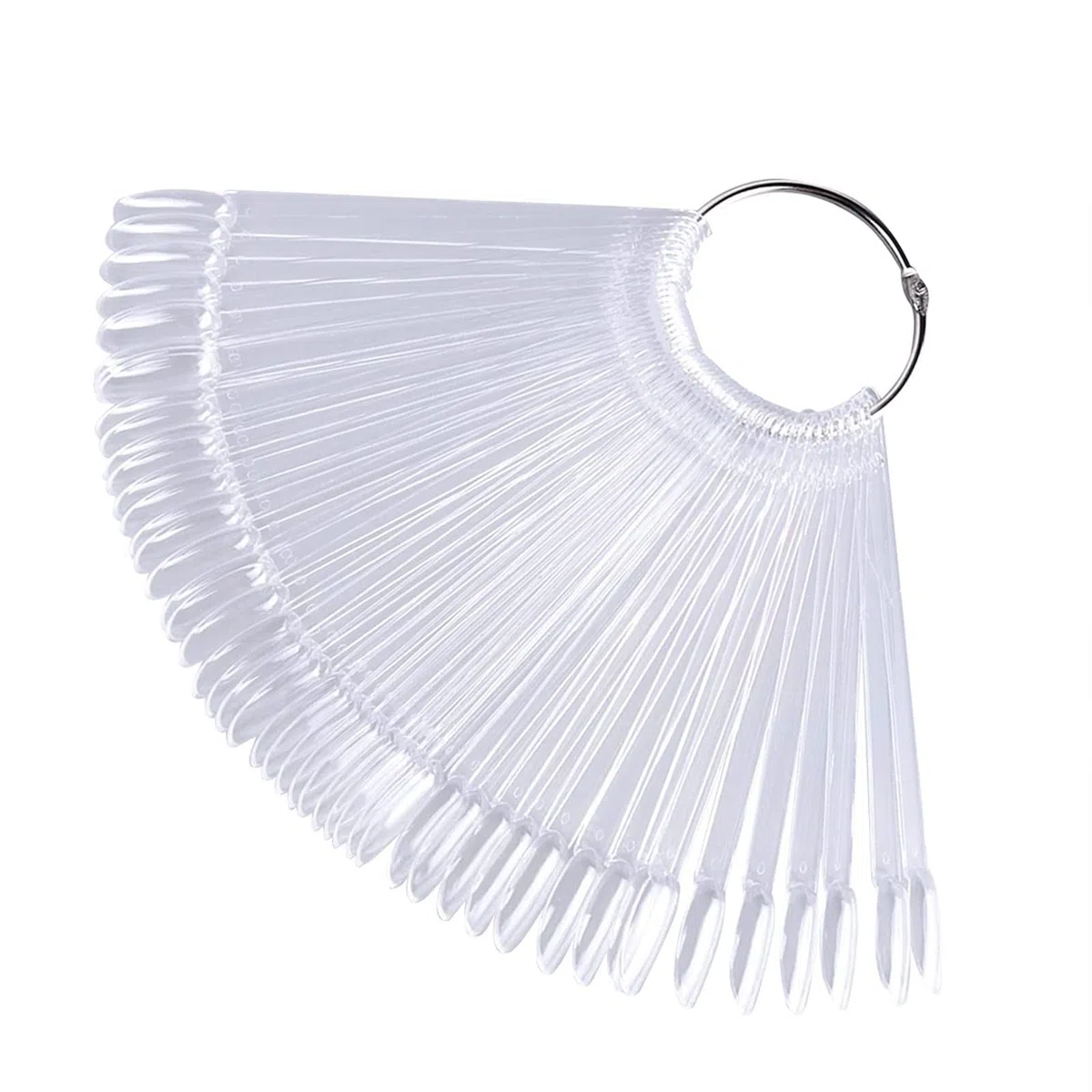 300pcs Nuancier Ongles Rond Presentoir Vernis à ongle nuancier Cartes de Couleur Nail Art Tips couleur Faux Ongles pour conception d'ongles de salon d'art