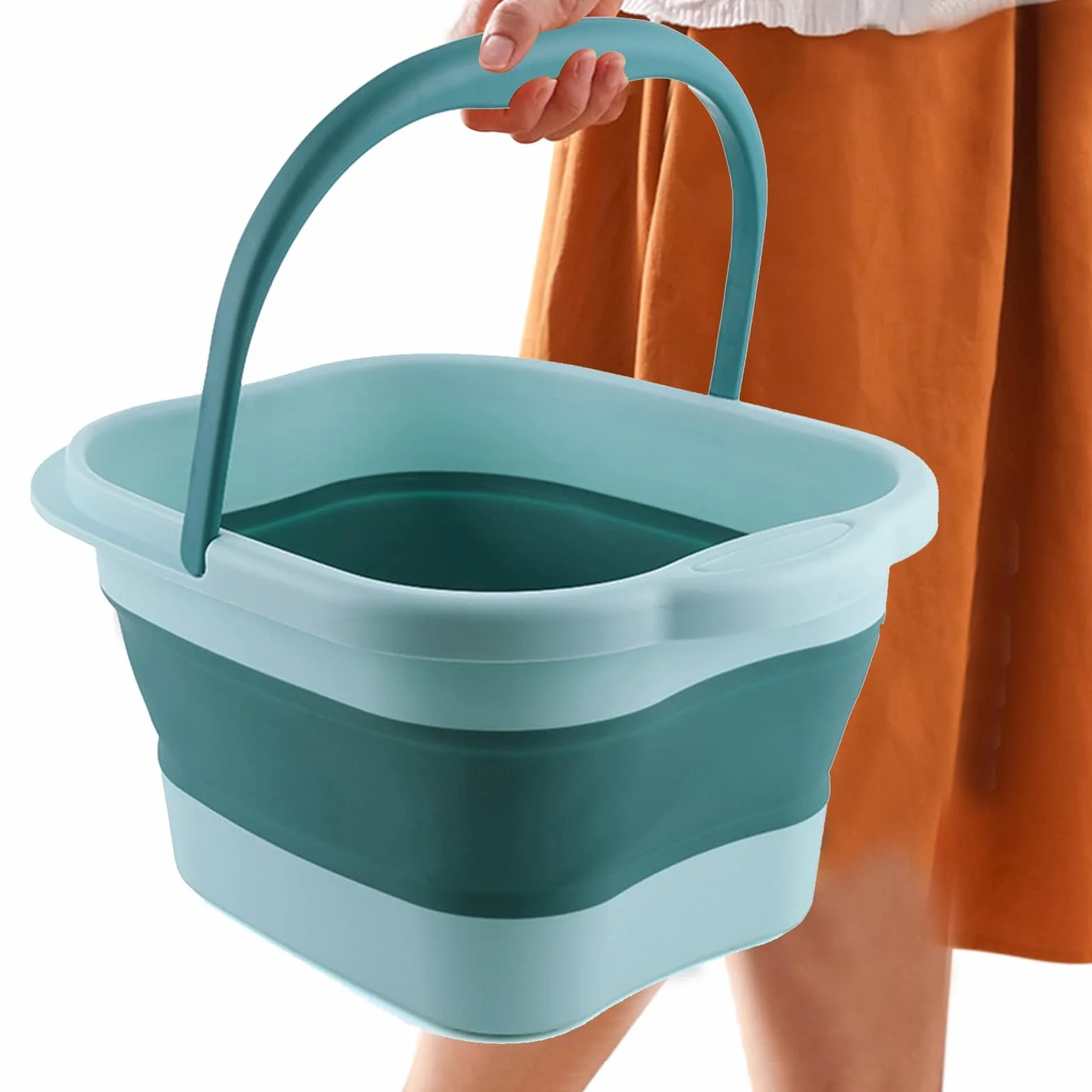 Baignoire de pieds pliable grand seau de bain de pieds pour soulager le stress