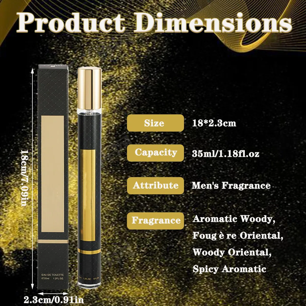 Parfum Homme Eau De Parfum, 6 X 35ml Coffret Parfum Homme E-au De Parfum Hom-me Parfum Homme Eau De Toilette Homme Aux Notes Patchouli Idéal Cadeau Homme Pour Anniversaire, Saint, Valentin