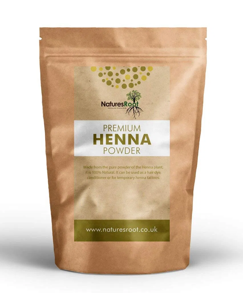 Natures Root Lawsonia Inermis Poudre de henné 250 g – 100 % naturelle | Coloration capillaire | Tatouages au henné | Art corporel