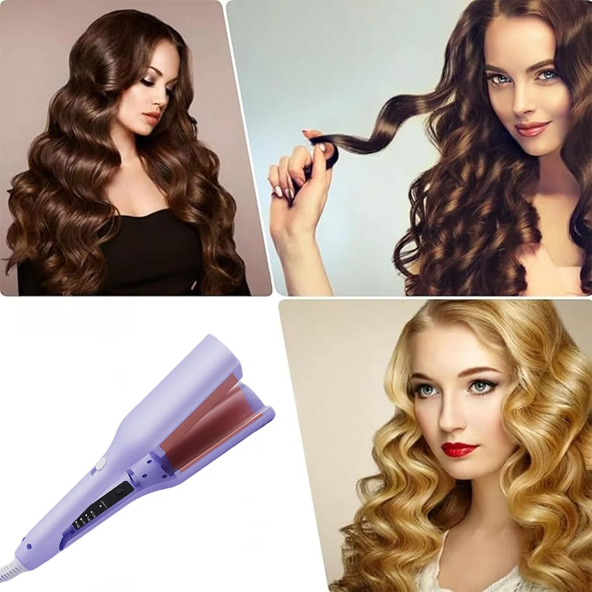 Outils De Coiffure À Technologie D'ions Négatifs, Fer À Friser Français,fer À Friser Ionique,système De Contrôle De Température À Quatre Vitesses,convient Au Coiffage Quotidien Et À L'usage Domestique