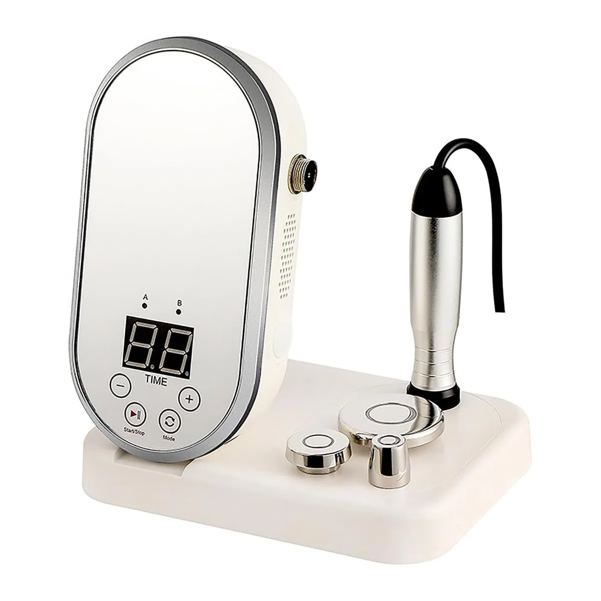 Appareil Anti Rides Visage Radiofrequence, Masseur de Lifting du Visage Ems, 3-In-1 Appareil Radiofréquence Cellulite Corps Brûle Les Graisses élimine Les Rides pour Cou Fessier Ventre Yeux