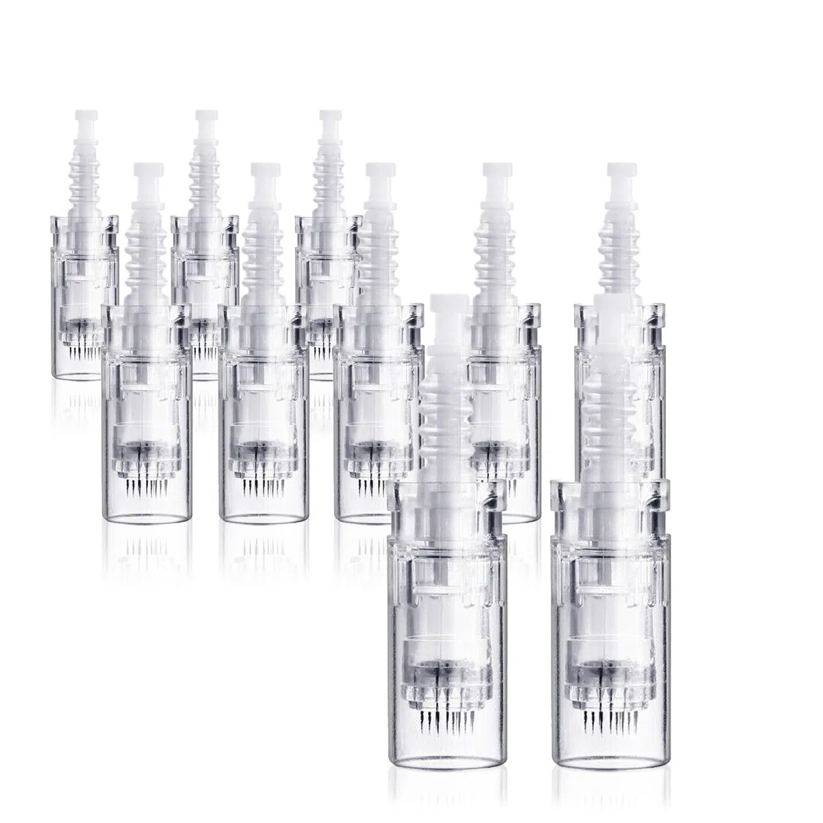 Cartouche d'Aiguilles de 12 Broches pour Dermapen M5 M7 N2 et E30 | Pack de 10 | Compatible uniquement avec Dr. Pen | Aiguille en Acier Chirurgical | Pour Restaurer Cheveux et Peau