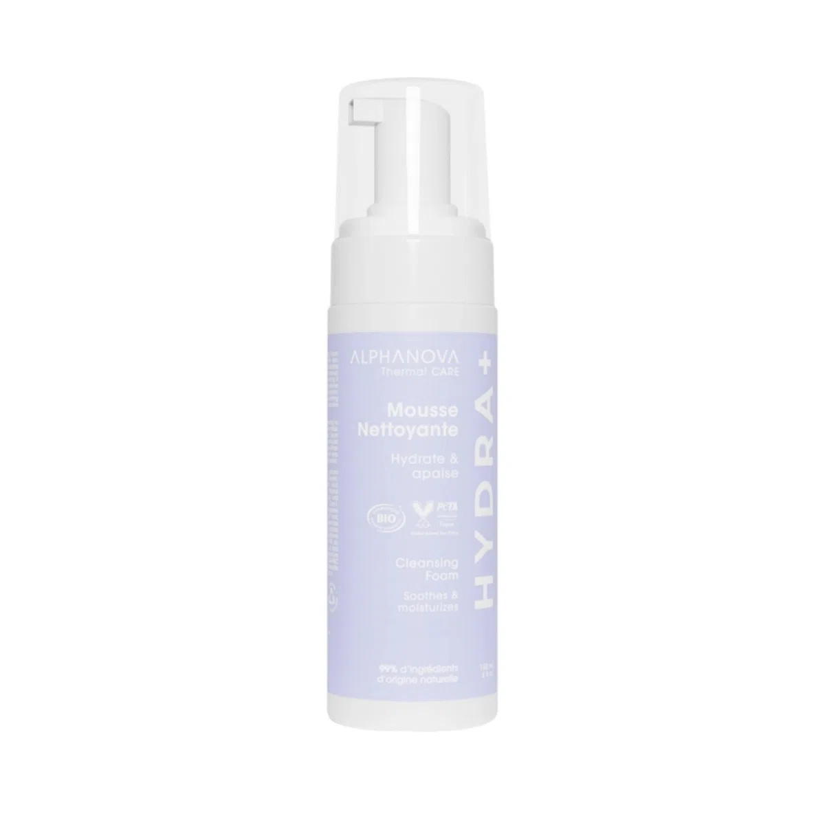 ALPHANOVA THERMAL CARE - Mousse Nettoyante Apaisante HYDRA+ - Acide hyaluronique - Naturelle - Certifiée Bio - 150ml | Acide hyaluronique, Naturelle, Certifiée Bio