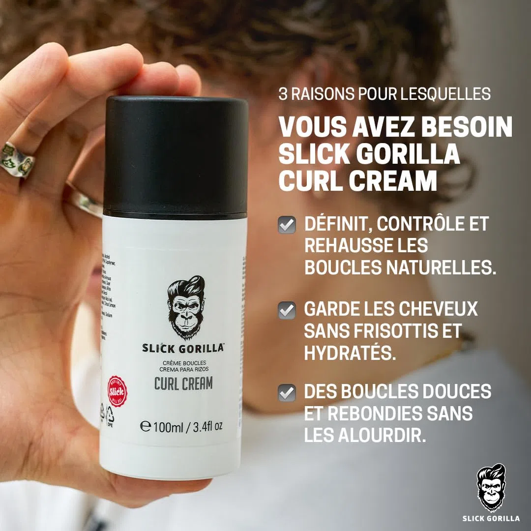 Slick Gorilla Curl Cream 100ml / 3.38fl oz Y